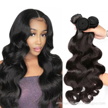10A Body Wave Human Hair Bundles Cheap Wholesale Raw Indian Cuticle Aligned Remy Human Hair Double Weft Bundle Extension Vendor